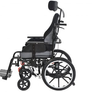 Drive Medical Tilt-In-Space Wheelchair Kanga Desk Length Arm Black Upholstery 16 Inch Seat Width 250 lbs. Weight Capacity