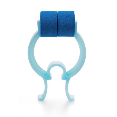 Nose Clip McKesson Foam, Disposable, Blue Plastic For Spirometer