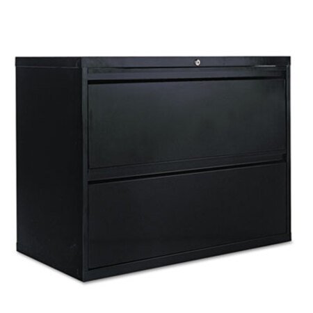 Alera® Two-Drawer Lateral File Cabinet, 36w x 18d x 28h, Black