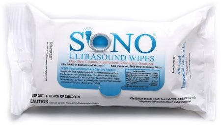 Advanced Ultrasound Solutions Sono® Surface Disinfectant Cleaner Premoistened Wipe 50 Count Soft Pack Disposable Scented NonSterile - M-1088401-1575 - Pack of 1