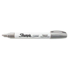 Sharpie® Permanent Paint Marker, Medium Bullet Tip, Silver