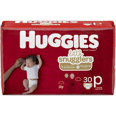 Kimberly Clark Unisex Baby Diaper Huggies® Little Snugglers Micro Preemie Disposable Moderate Absorbency - M-1088444-2272 - Case of 240