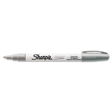 Sharpie® Permanent Paint Marker, Fine Bullet Tip, Silver