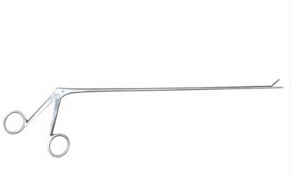 Medgyn Products Forceps Alligator 11 Inch Length Stainless Steel NonSterile NonLocking Finger Ring Handle Hinged, Serrated, Alligator Jaws - M-1089161-2509 - Each