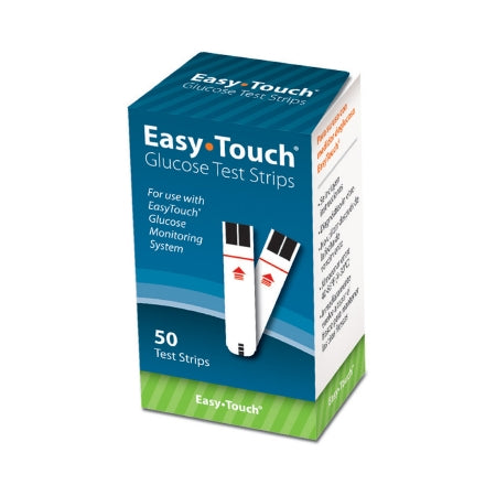 MHC Medical Blood Glucose Test Strips 50 Strips per Box For Easy Touch Meters