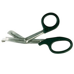 Trauma Shears McKesson Medicut™ Green 7-1/4 Inch Length Medical Grade Stainless Steel Finger Ring Handle Blunt Tip / Blunt Tip - M-1089413-4173 - Each