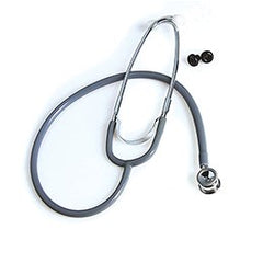 Classic Stethoscope McKesson Gray 1-Tube 21 Inch Tube Double-Sided Chestpiece