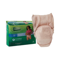 Kimberly Clark Female Adult Absorbent Underwear Depend® FIT-FLEX® Pull On with Tear Away Seams Small Disposable Heavy Absorbency - M-1090304-4462 - Pack of 19