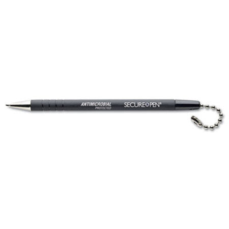 MMF Industries™ Replacement Ballpoint Pen for the Secure-A-Pen System, 1mm, Black Ink/Barrel