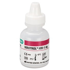Bio-Rad Laboratories Unassayed Control Virotrol® HIV-1 Ag Single Level, Class A 1 X 5 mL