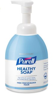 GOJO Soap Purell® Healthcare CRT Healthy Soap™ Foaming 18 oz. Pump Bottle Unscented
