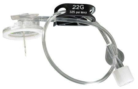 B. Braun Huber Needle Infusion Set Surecan™ Safety II 19 Gauge 4/5 Inch 7-1/2 Inch Tubing Without Port - M-1091145-1315 - Box of 20