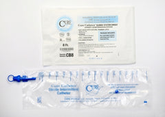 Cure Medical Intermittent Catheter Kit Cure Catheter™ Closed System / Straight Tip 8 Fr. Without Balloon