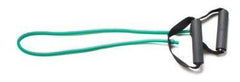 Patterson Medical Supply Exercise Resistance Tubing with Handles CanDo® Green 36 Inch Length Medium Resistance
