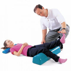 Patterson Medical Supply Tumble Forms 2® Raised Rolls® Half-Round Therapy Foam Roller Blue Foam 8 W X 30 D X 6 H Inch