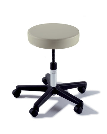 Midmark Adjustable Stool Ritter® 270 Value Series Backless Screw Adjust, Manual Seat Height Adjustment 5 Casters Oasis