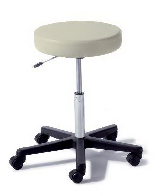 Midmark Air Lift Stool Ritter® 272 Value Series Backless Air Lift, Pneumatic Height Adjustment, Single Lever 5 Casters Restful Path