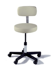 Midmark Adjustable Stool Ritter® 271 Value Series Backrest Screw Adjust, Manual Seat Height Adjustment 5 Casters Mineral