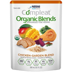 Nestle Healthcare Nutrition Oral Supplement / Tube Feeding Formula Compleat® Organic Blends Chicken-Garden Flavor Ready to Use 10.1 oz. Pouch