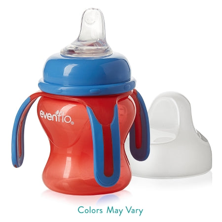 Evenflo Sippy Cup Evenflo® Soft-flo™ 5 oz. Red / Blue Plastic Reusable