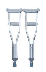 Underarm Crutches McKesson Aluminum Frame Child 175 lbs. Weight Capacity Push Button Adjustment