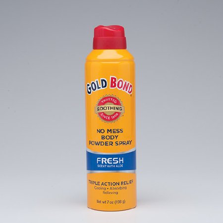 Aventis Pharmaceuticals Body Powder Spray Gold Bond® 7 oz. Fresh Scent Spray Can SD Alcohol 40 / Talc / Disiloxane