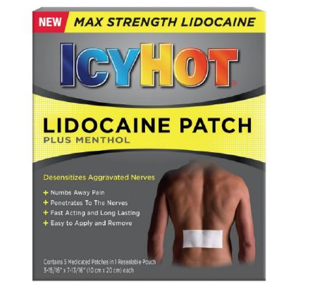 Aventis Pharmaceuticals Topical Pain Relief Icy Hot® 4% - 1% Strength Lidocaine / Menthol Patch 5 per Box