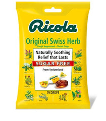 DOT Foods - Kraft Foods Inc Cold and Cough Relief Ricola® Sugar-Free 4.8 mg Strength Lozenge 19 per Bag