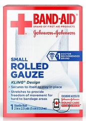 J & J Sales Conforming Bandage Band-Aid® Polyester / Rayon 2 Inch X 2-1/2 Yard Roll Shape Sterile