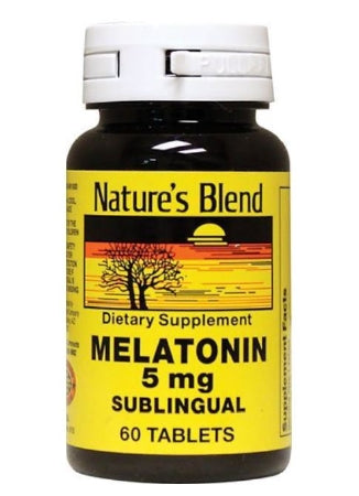 National Vitamin Company Natural Sleep Aid Nature's Blend 60 per Bottle Tablet 5 mg Strength