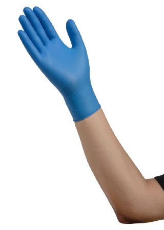 Cardinal Exam Glove ESTEEM™ Tru-Blu™ Stretchy Nitrile Large NonSterile Nitrile Standard Cuff Length Micro-Textured Blue Chemo Tested - M-1093199-2510 - Case of 1500