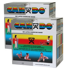 Fabrication Enterprises Exercise Resistance Band CanDo® Silver 5 Inch X 50 Yard 2X-Heavy Resistance