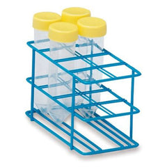 Market Lab Inc Test Tube Rack 8 Place 50 mL Tube Size Blue 3 X 3-1/2 X 6 Inch
