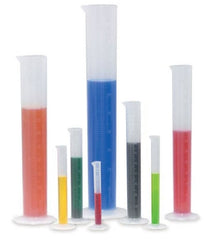Market Lab Inc Graduated Cylinder Hexagonal Base Polypropylene 1000 mL