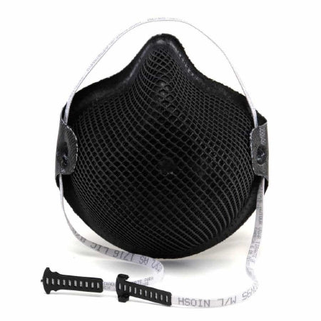 Moldex-Metric Particulate Respirator Mask Moldex® 2600 Series Special Ops™ Industrial N95 Cup Elastic Strap Medium / Large Black NonSterile Not Rated