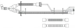 Vyaire Medical CIRCUIT, PATIENT W/ELBOW SPU 15MM (10/BX)