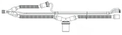 Vyaire Medical CIRCUIT, PATIENT W/O PEEP W/1 WATER TRAP SPU 15MM (10/BX)