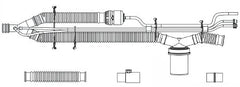 Vyaire Medical CIRCUIT, PATIENT W/PEEP W/1 WATER TRAP SPU 22MM (10/BX)
