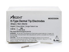 Dermal Tip Electrode McKesson Sharp Angled Blade Tip Disposable NonSterile - M-1095268-4745 - Box of 100