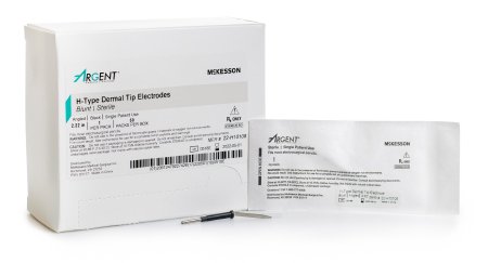 Dermal Tip Electrode McKesson Blunt Angled Blade Tip Disposable Sterile - M-1095272-2408 - Box of 50