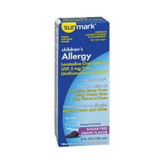 Children's Allergy Relief sunmark® 5 mg / 5 mL Strength Oral Solution 4 oz.