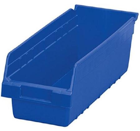 Akro-Mils Storage Bin Shelfmax Blue Plastic 6 X 6-3/4 X 18 Inch - M-1099467-3833 - CT/10