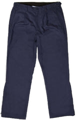 Narrative Apparel Pants Authored® Single Pleat 40 X 30 Inch Navy Blue Male