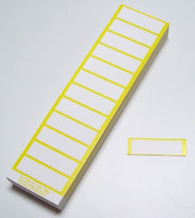 E-Z Pak Tray Label - Yellow & White - Package Of 750