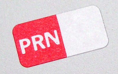 Select Series 7+ Time Bar Label - PRN - Roll Of 500