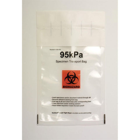 11.5"W x 16.625"H 95kPa Bag with Biohazard Symbol 11.5"W x 16.625"H ,50 / pk - Axiom Medical Supplies