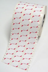 Unit Dose Foil Cup Label Pinfed - 3 UP - Roll Of 10,000