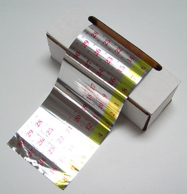 E-Z Punch Foil Number - 30 Dose - Package Of 500