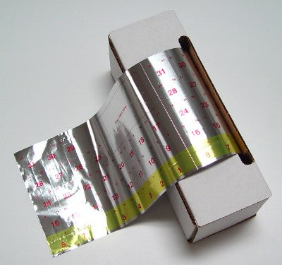 E-Z Punch Foil Number - 31 Dose - Package Of 500