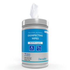 DermaRite 75% Ethyl Alcohol Disinfecting Wipes AM-11-WC57-A75